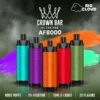 Al Fakher Vape Crown Bar Big Cloud 8000 Puffs 5% Nicotina Vape desechable al por mayor - Stock de almacén europeo