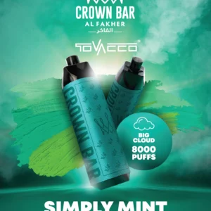 Al Fakher Vape Crown Bar Big Cloud 8000 Puffs 5% Vente en gros de vape jetable à la nicotine - Stock d'entrepôt européen - AlsoVape - 10