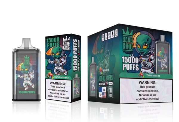 Bang King 15000 Puffs 0% 2% 3% 5% Nikotin újratölthető eldobható Vape nagykereskedés - AlsoVape - 20