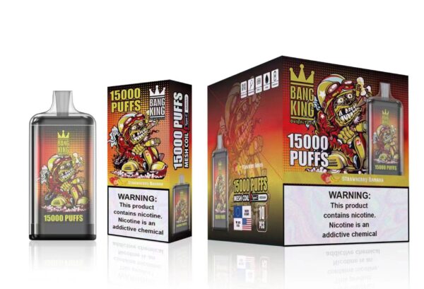Bang King 15000 Puffs 0% 2% 3% 5% Nikotin újratölthető eldobható Vape nagykereskedés - AlsoVape - 15