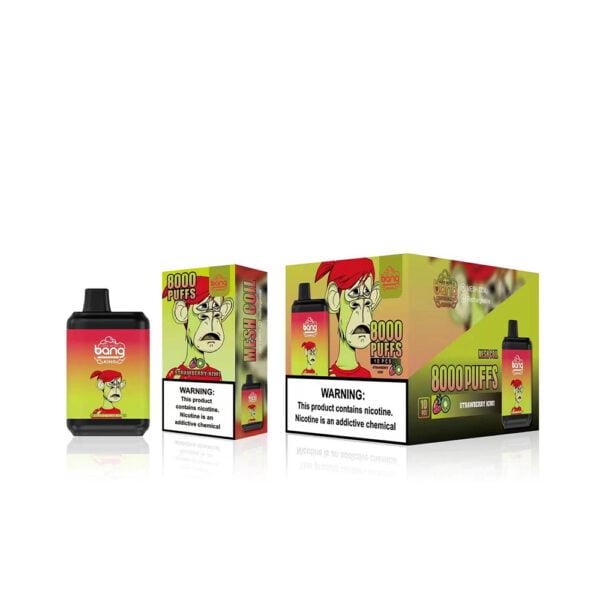 Bang King 8000 Puffs 0% 2% 3% 5% Nikotiini Kertakäyttöinen Vape Tukkumyynti - AlsoVape - 12