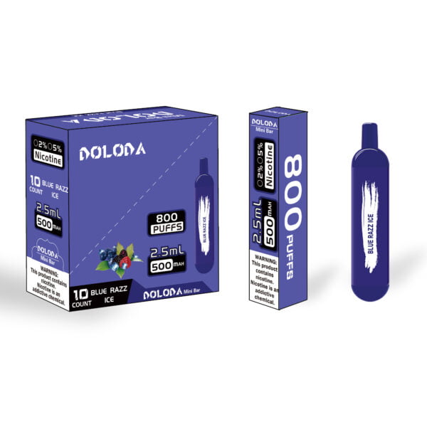 DOLODA Minibar 800 Puffs 2% Nikotin wiederaufladbare Einweg-E-Zigaretten Vape Großhandel – AlsoVape – 4