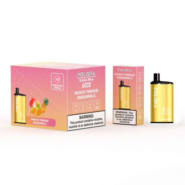 DOLODA Extra Box 6000 Puffs 2% 5% Nikotin Újratölthető Eldobható Vape Nagyker - AlsoVape - 6