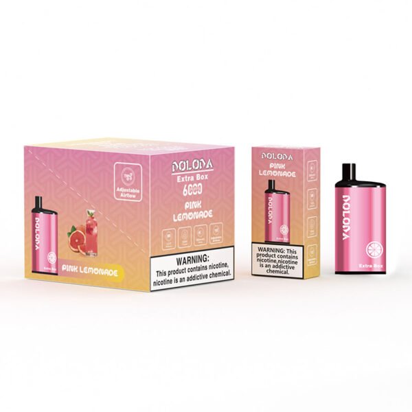 DOLODA Extra Box 6000 Puff 2% 5% Nikotin Újratölthető Eldobható Vape Nagyker - AlsoVape - 5
