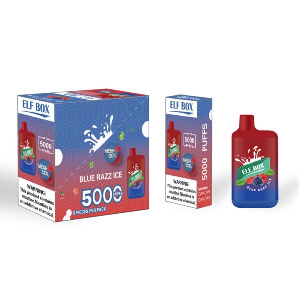 ELF BOX 5000 Puffs 0% 2% 3% 5% Nicotine Jetable Vape Authentique E Cigarette Stylo En Gros - AlsoVape - 12