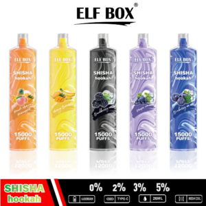ELF BOX LS15000 Puff Shisha Hookah 0% 2% 5% Nicotina recarregável descartável Vape atacado - AlsoVape - 18