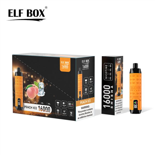 ELF BOX SHISHA 16000 Puffs 0%/2%/3%/5% Vape monouso ricaricabile alla nicotina all'ingrosso - AlsoVape - 12
