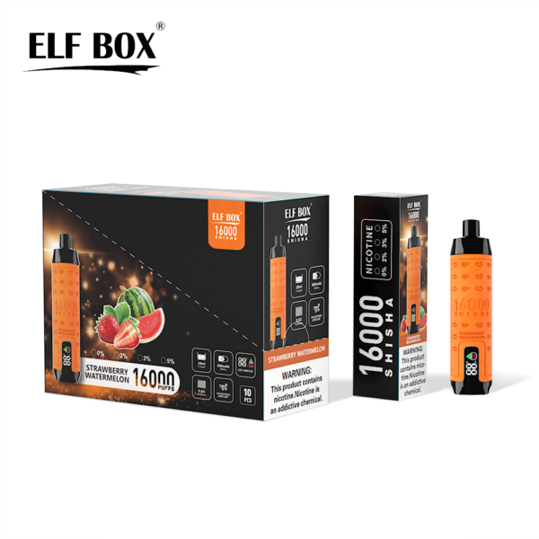 ELF BOX SHISHA 16000 Puffs 0%/2%/3%/5% Vape monouso ricaricabile alla nicotina all'ingrosso - AlsoVape - 5