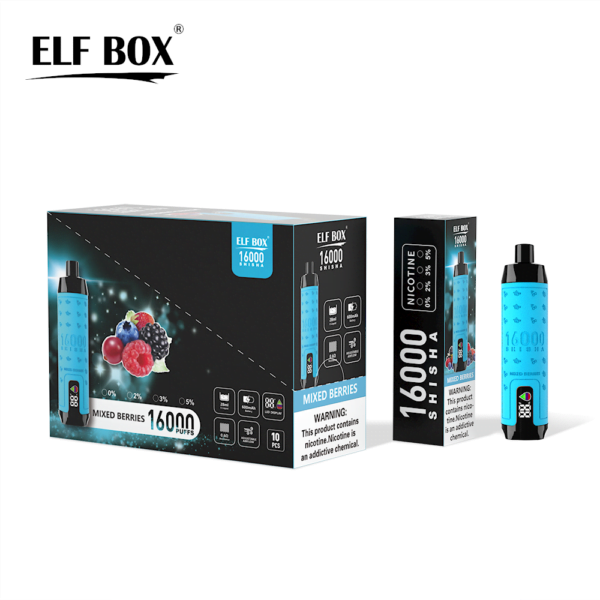 ELF BOX SHISHA 16000 Puffs 0%/2%/3%/5% Vape monouso ricaricabile alla nicotina all'ingrosso - AlsoVape - 7