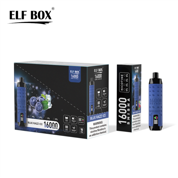 ELF BOX SHISHA 16000 Puffs 0%/2%/3%/5% Vape monouso ricaricabile alla nicotina all'ingrosso - AlsoVape - 8