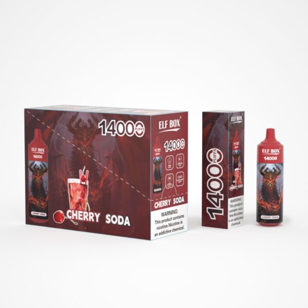ELF BOX 14000 Puffs 0%/2%/3%/5% Nicotina Vape desechable recargable al por mayor - AlsoVape - 11