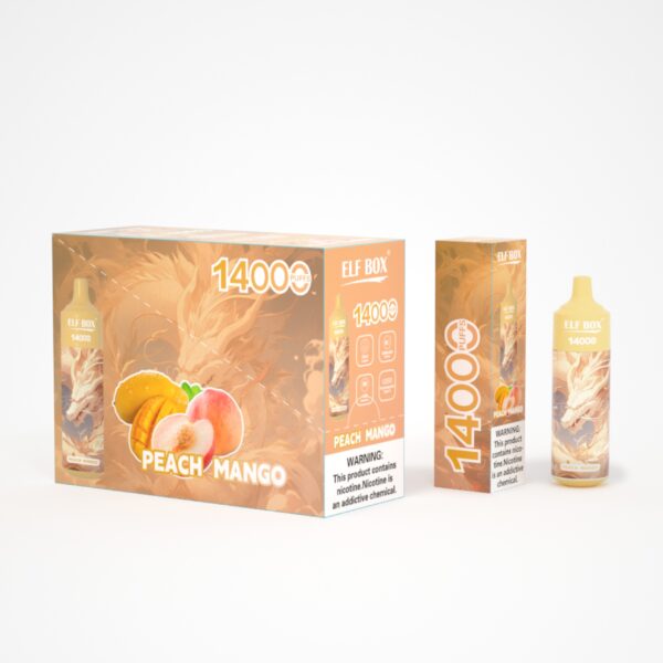 ELF BOX 14000 Puffs 0%/2%/3%/5% Vape desechable recargable con nicotina al por mayor - AlsoVape - 8