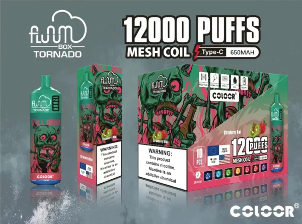 FLUUM BOX 12000 Puffs 0% 2% 3% 5% Nicotine Rechargeable Disposable Vape Pen Pods E-Cigarette Wholesale - AlsoVape - 10