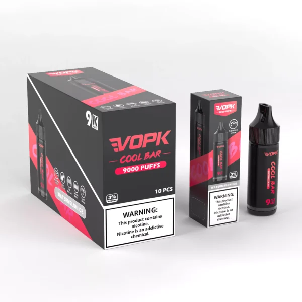 VOPK COOL BAR-9000 PUFFS 0% 2% 3% 5% Никотиновый одноразовый вейп оптом - AlwaysVape - 10
