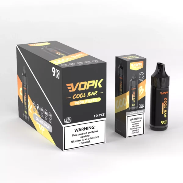 VOPK COOL BAR-9000 PUFFS 0% 2% 3% 5% Никотиновый одноразовый вейп оптом - TooVape - 6