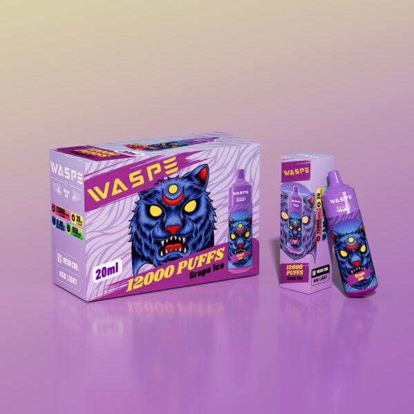 WASPE 12000 PUFFS 0% 2% 3% 5% Nikotin eldobható Vape nagykereskedés - AlsoVape - 15