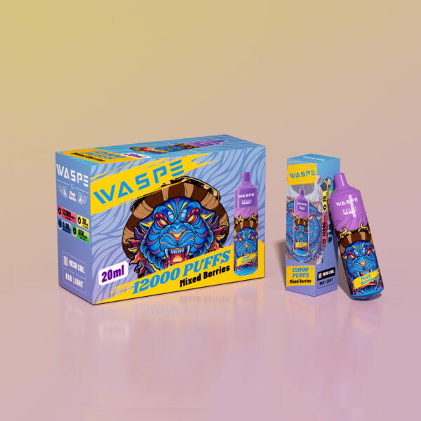 WASPE 12000 PUFFS 0% 2% 3% 5% Nikotin eldobható Vape nagykereskedés - AlsoVape - 5