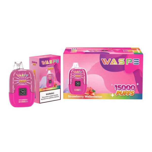 WASPE 15000 PUFFS digitális doboz 0% 2% 3% 5% Nikotin eldobható Vape nagykereskedés - AlsoVape - 7