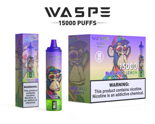 WASPE 15000 PUFFS 0% 2% 3% 5% Nicotine Wegwerp Vape Groothandel - AlsoVape - 13