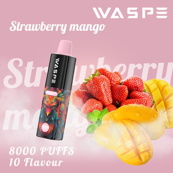 WASPE 8000 PUFFS 0% 2% 3% 5% Nikotin disponibel vape grossist - AlsoVape - 10
