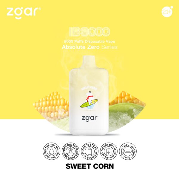 ZGAR ICE BOX 8000 Puffs 2% Nicotina Vape desechable recargable al por mayor - AlsoVape - 14