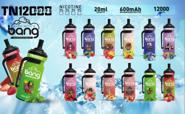 Bang Tn 12000 Puffs 0% 2% 3% 5% Sigaretta elettronica originale Vape monouso alla nicotina Commercio all'ingrosso - AlsoVape - 1
