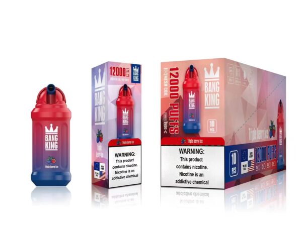 Bang King 12000 Puffs 0% 2% 3% 5% Nikotin újratölthető eldobható Vape nagykereskedés - AlsoVape - 21