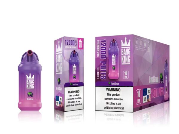 Bang King 12000 Puffs 0% 2% 3% 5% Nikotin újratölthető eldobható Vape nagykereskedés - AlsoVape - 11