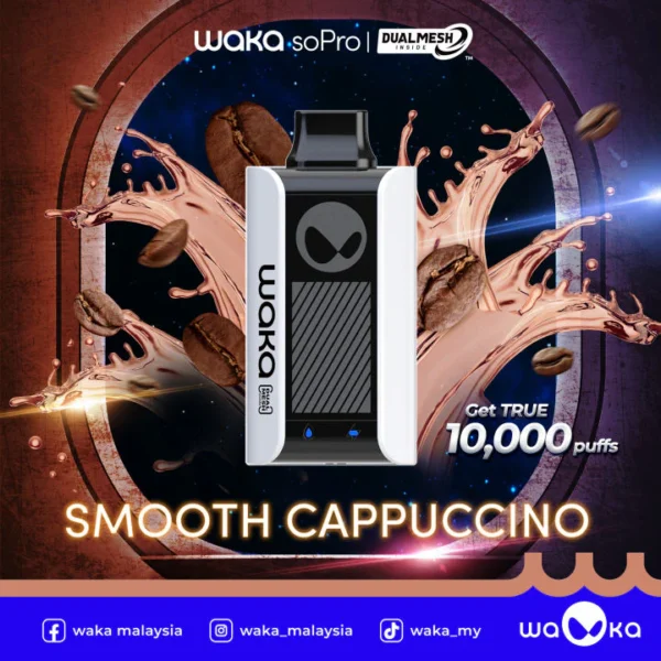 WAKA soPro PA10000 18 mg/ml Vape desechable de nicotina - 10000 inhalaciones al por mayor - AlsoVape - 6