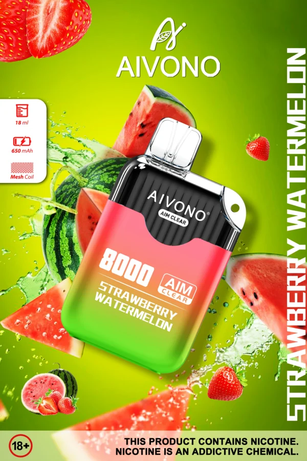 AIVONO AIM CLEAR 8000 Puffs 0% 2% 5% Vapes desechables recargables con bajo contenido de nicotina Compra a granel - AlsoVape - 3