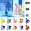 AIVONO AIM GUN 7000 Puffs 0% 2% 3% 5% Stylo à vape jetable rechargeable à faible teneur en nicotine en vrac Acheter en gros