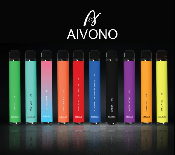 AIVONO AIM PLUS 800 Puffs 0% 2% 5% Επαναφορτιζόμενη μίας χρήσης Στυλό Vapes χαμηλής περιεκτικότητας σε νικοτίνη Μαζική Αγορά Χονδρικής - AlsoVape - 1