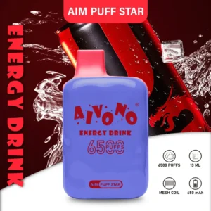 AIVONO AIM PUFFSTAR 6500 Puffs 0% 2% 5% Vapes desechables recargables con bajo contenido de nicotina Compra a granel al por mayor - AlsoVape - 14