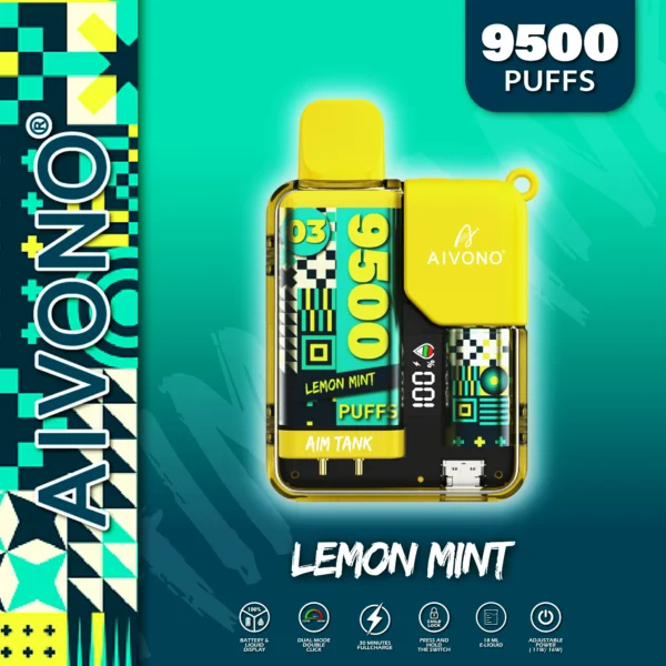 AIVONO AIM TANK 9500 Pust 0% 2% 3% 5% Genopladelige engangsvapes med lavt nikotinindhold Pen Bulk Køb Engros - OgsåVape - 4