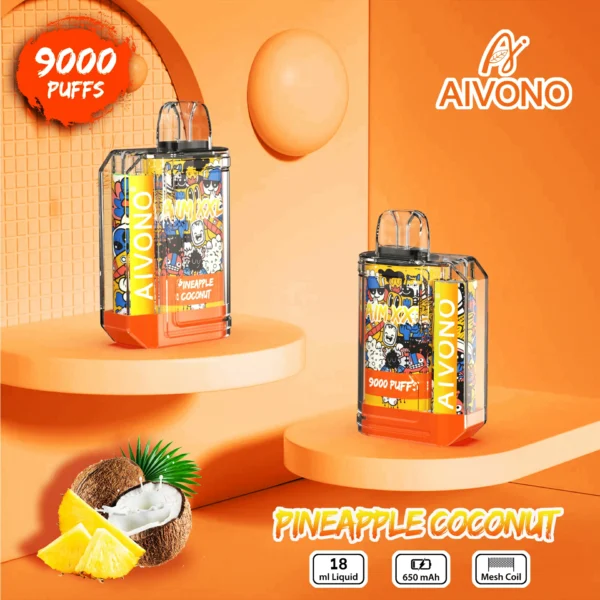 AIVONO AIM XXL 9000 Puffs 0% 2% 3% 5% Аккумуляторная одноразовая ручка для электронных сигарет с низким содержанием никотина, оптовая покупка оптом - AlwaysVape - 8