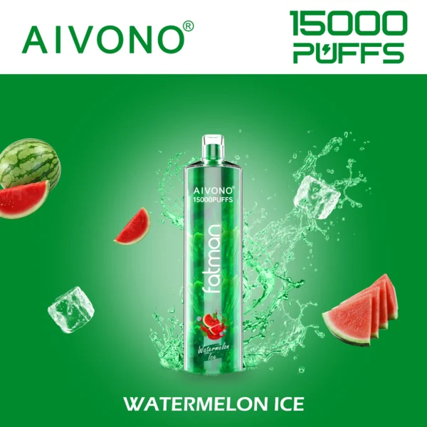AIVONO FATMAN 15000 Puffs 0% 2% 3% 5% Перезаряжаемые одноразовые ручки для вейпов с низким содержанием никотина, оптовая покупка оптом - AlwaysVape - 6