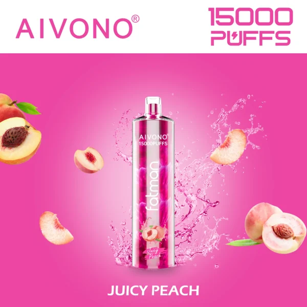 AIVONO FATMAN 15000 Puffs 0% 2% 3% 5% Перезаряжаемые одноразовые ручки для вейпов с низким содержанием никотина, оптовая покупка оптом - AlwaysVape - 3
