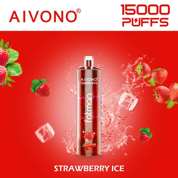 AIVONO FATMAN 15000 Puffs 0% 2% 3% 5% Перезаряжаемые одноразовые ручки для вейпов с низким содержанием никотина, оптовая покупка оптом - AlwaysVape - 7