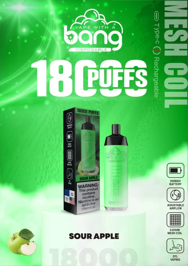 Bang Crown Bar 18000 de pufături 0% 2% 3% 5% Stilo vape reîncărcabil de unică folosință cu conținut scăzut de nicotină Cumpărați în vrac - AlsoVape - 4