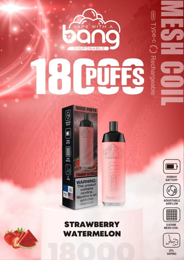 Bang Crown Bar 18000 de pufături 0% 2% 3% 5% Stilo vape reîncărcabil de unică folosință cu conținut scăzut de nicotină Vrac Cumpărați cu ridicata - AlsoVape - 10