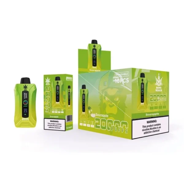 Bang Beach 20000 Puffs 0% 2% 3% 5% Alacsony nikotin tartalmú újratölthető eldobható Vapes Pen Tömeges vásárlás Nagyker - AlsoVape - 11