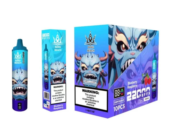 Bang Beach 22000 Puffs 0% 2% 3% 5% Dobíjecí jednorázové pero s nízkým obsahem nikotinu ve velkém Koupit velkoobchodní prodej jednorázového vape pera – takéVape – 5