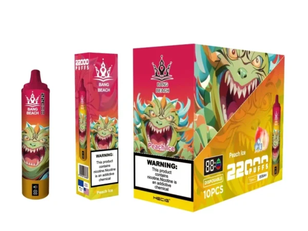 Bang Beach 22000 Puffs 0% 2% 3% 5% Dobíjecí jednorázové pero s nízkým obsahem nikotinu ve velkém Koupit velkoobchodní prodej jednorázového vape pera – AlsoVape – 7