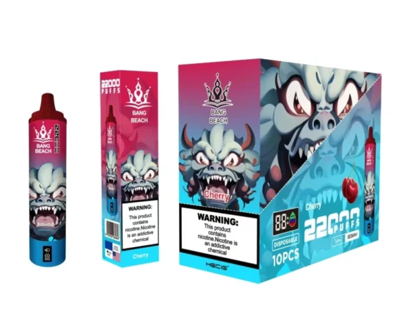 Bang Beach 22000 Puffs 0% 2% 3% 5% Dobíjecí jednorázové pero s nízkým obsahem nikotinu ve velkém Koupit velkoobchodní prodej jednorázového vape pera – AlsoVape – 8