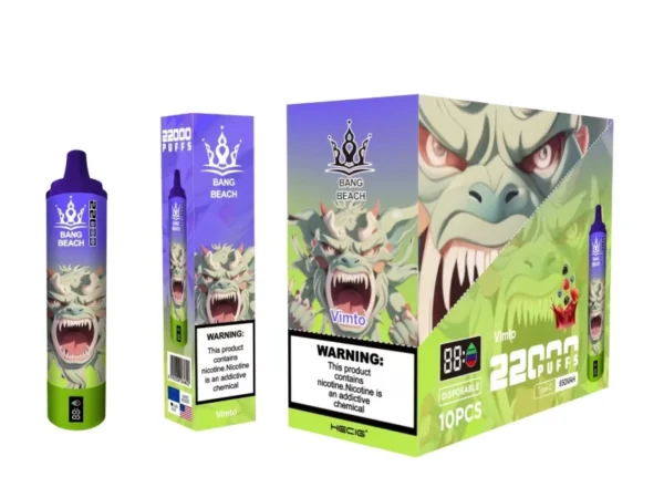 Bang Beach 22000 Puffs 0% 2% 3% 5% Dobíjecí jednorázové pero s nízkým obsahem nikotinu ve velkém Koupit velkoobchodní prodej jednorázového vape pera – AlsoVape – 9