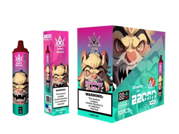 Bang Beach 22000 Puffs 0% 2% 3% 5% Dobíjecí jednorázové pero s nízkým obsahem nikotinu ve velkém Koupit velkoobchodní prodej jednorázového vape pera – takéVape – 11
