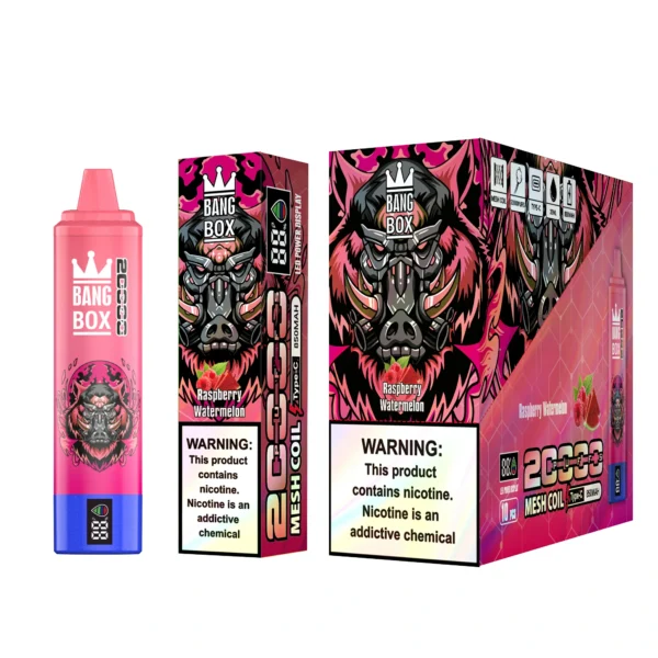Bang Box 20000 Puffs 0% 2% 3% 5% Alacsony nikotintartalmú újratölthető tömeges vásárlás Eldobható Vape Pen nagykereskedés - AlsoVape - 2