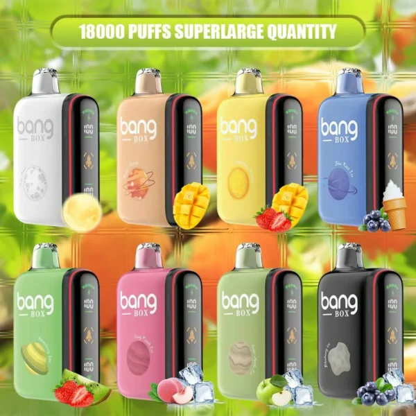 Bang Box Vape Rocket 18000 Puffs LED-näyttö 0% 2% 3% 5% Vähän nikotiinia sisältävät kertakäyttöiset Vapes Tukkumyynti - AlsoVape - 1