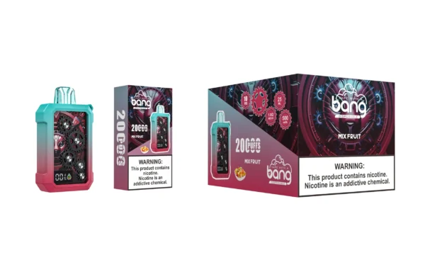 Bang Gear Tick Tock 20000 Puffar 0% 2% 3% 5% Uppladdningsbara engångsvapes med låg nikotinhalt Penna Bulk Köp grossist - AlsoVape - 12