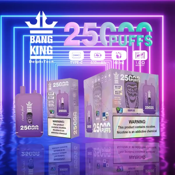 Bang King 25000 Puffs Dual Pods 0% 2% 3% 5% Vapes desechables recargables con bajo contenido de nicotina Pluma Compra a granel al por mayor - AlsoVape - 8